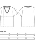 California Summer Damen V-Neck T-Shirt aus reiner Bio-Baumwolle