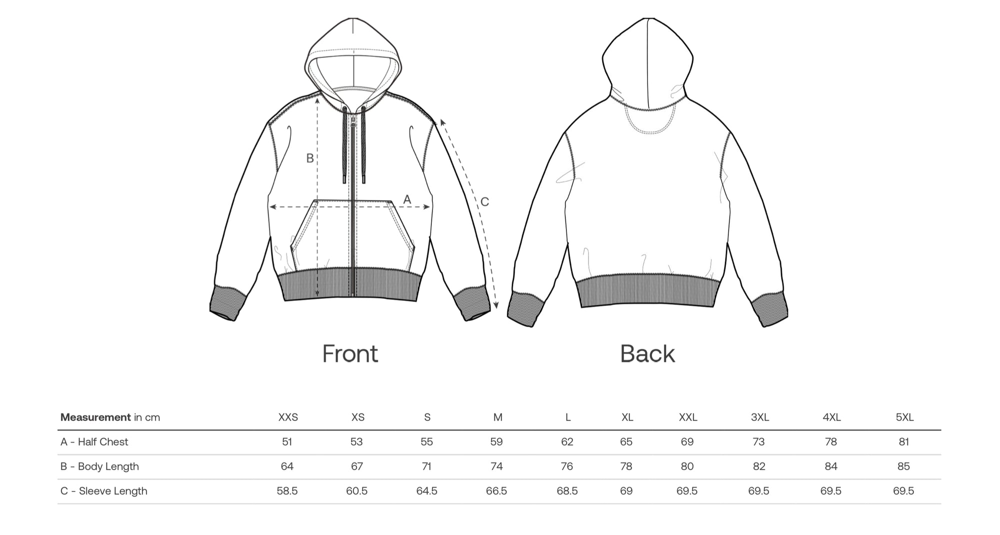 KH-HL x VOT unisex Zipper Jacke ''Zusammen''