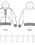 KH-HL x VOT unisex Zipper Jacke ''Zusammen''