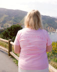 California Summer Damen V-Neck T-Shirt aus reiner Bio-Baumwolle