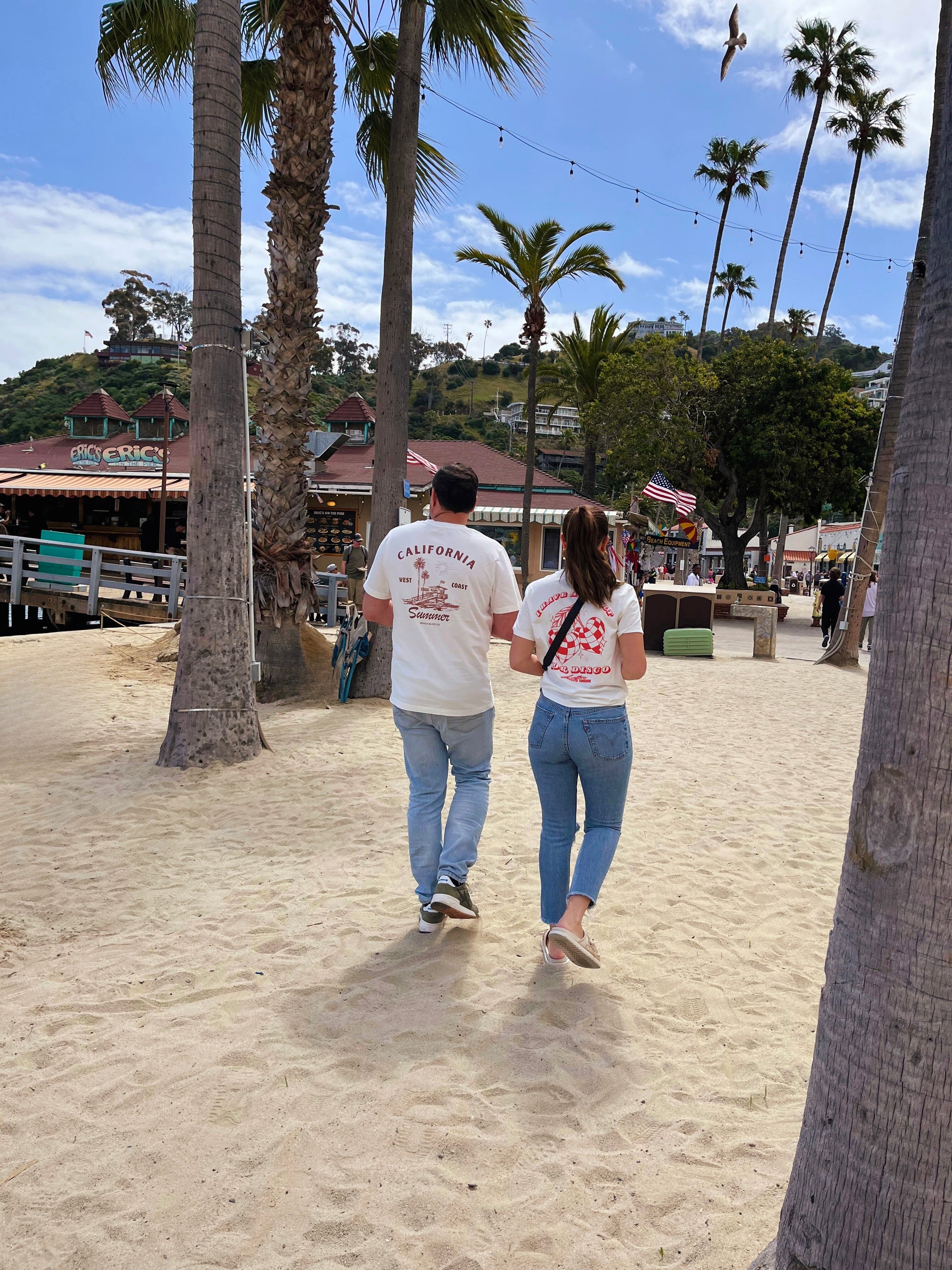 California Summer unisex oversized T-Shirt aus reiner Bio-Baumwolle