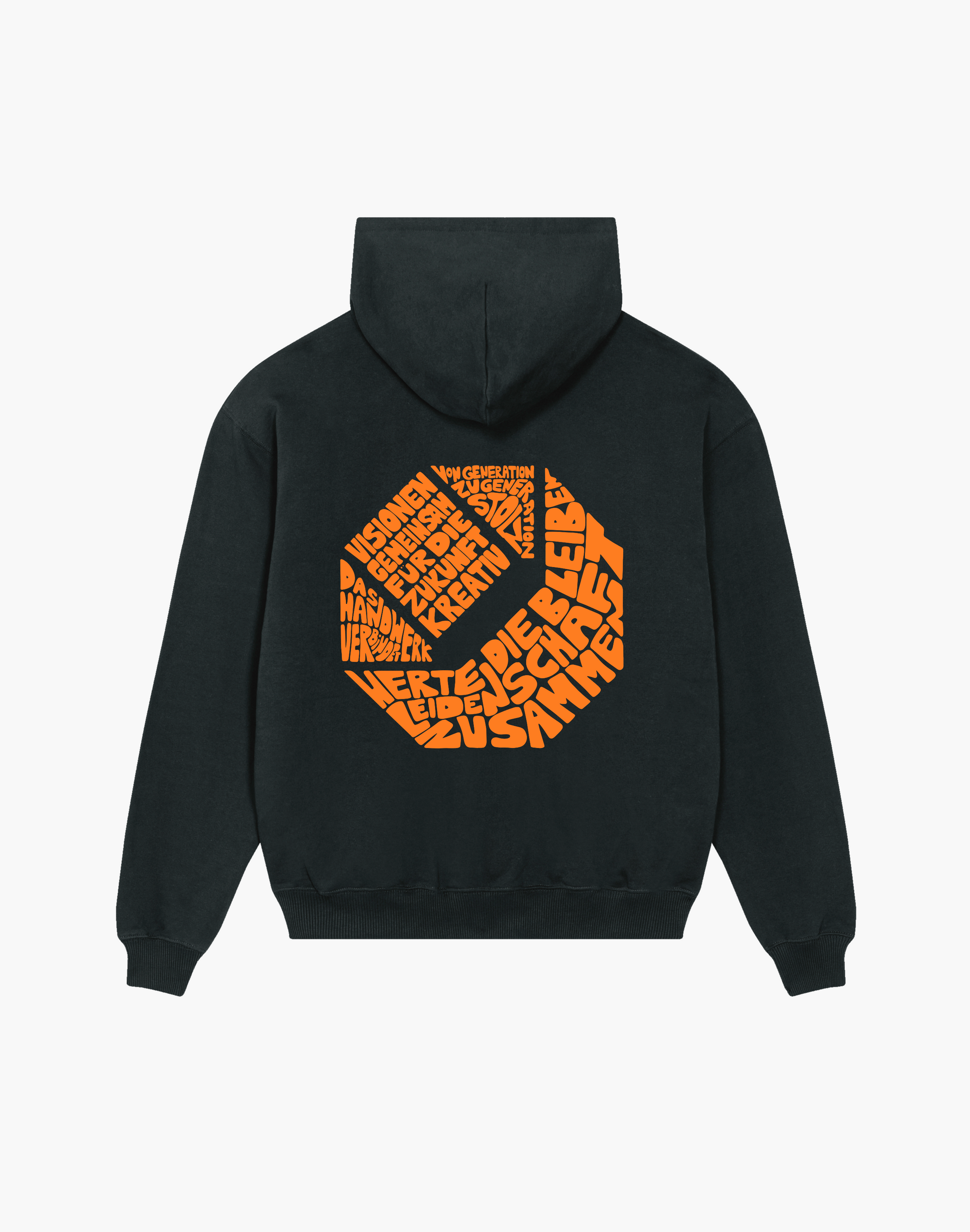 KH-HL x VOT unisex oversized Hoodie ''Words'' - heavyweight