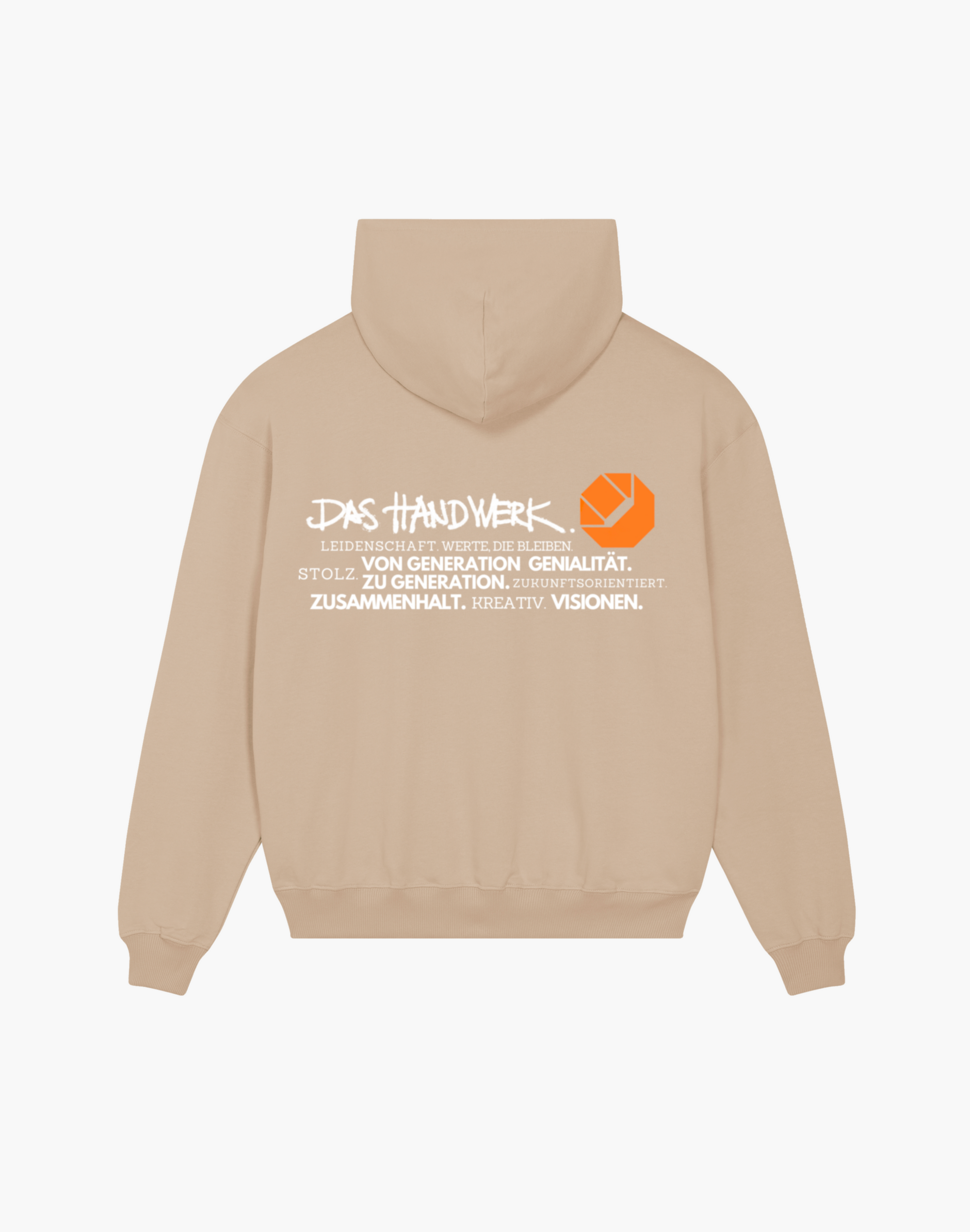 KH-HL x VOT unisex oversized Hoodie ''Das Handwerk'' - heavyweight