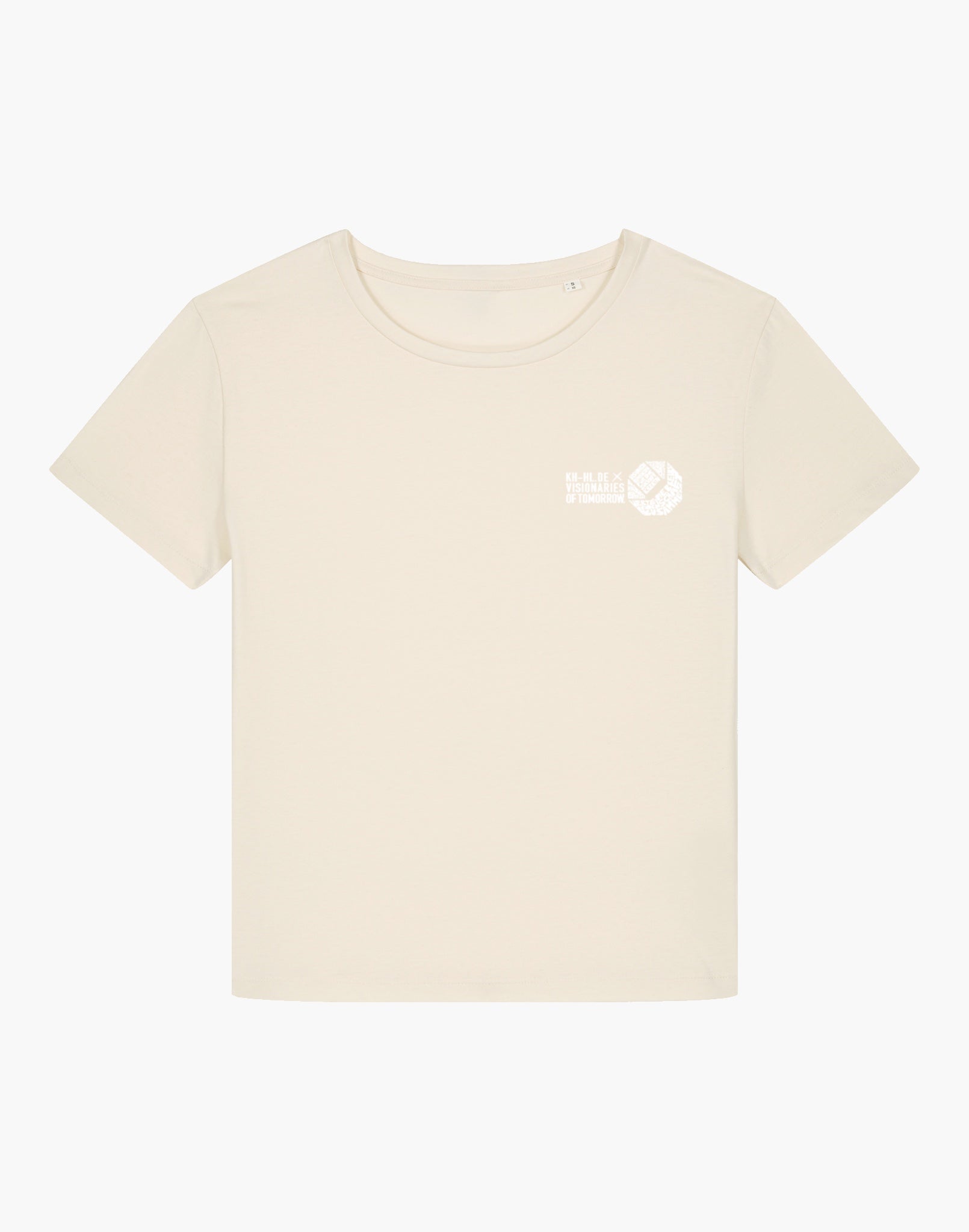 KH-HL.DE x VOT Damen rundhals Ausschnitt T-shirt „Words - Sommer“ aus reiner Bio-Baumwolle