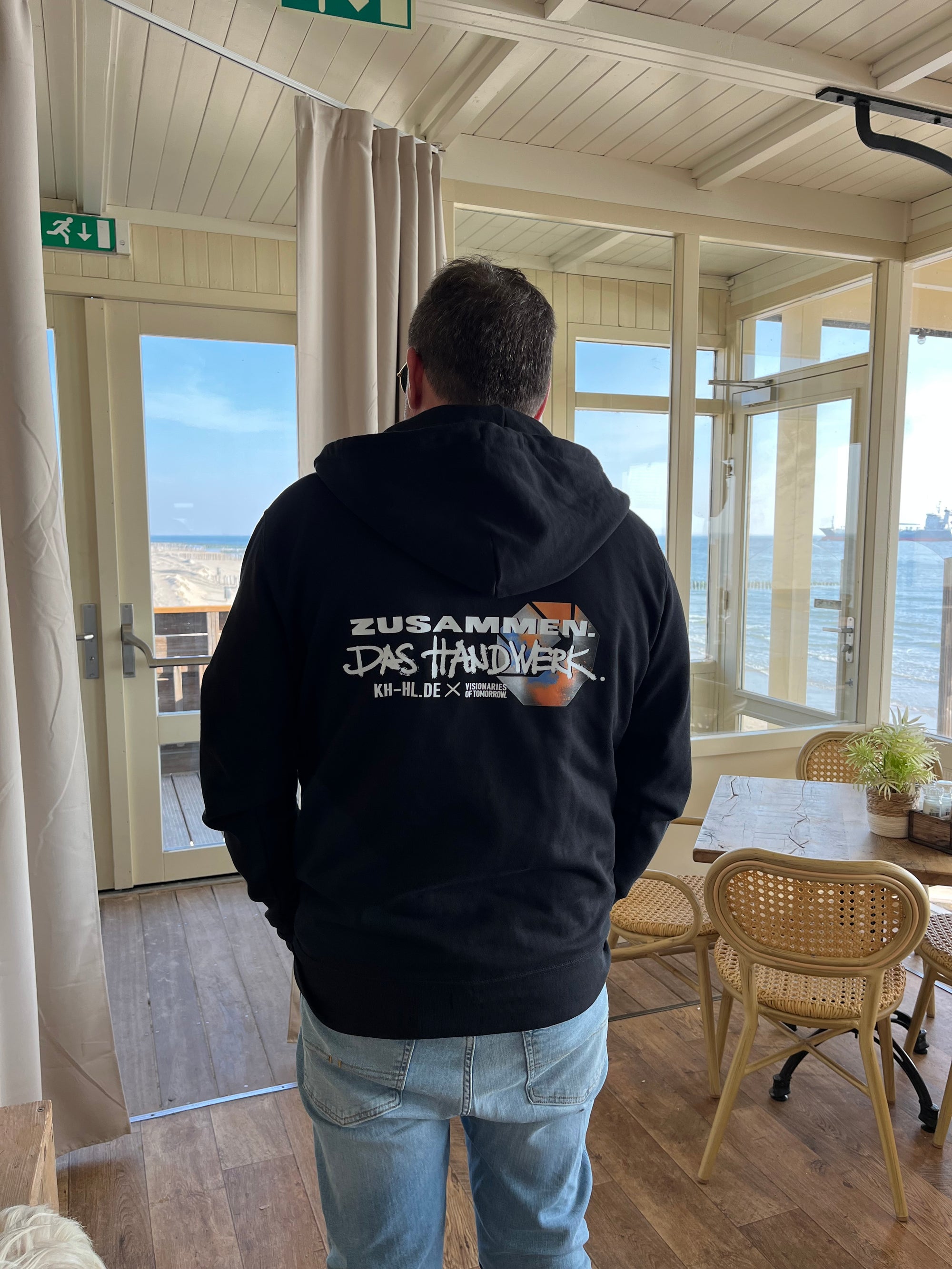 KH-HL x VOT unisex Zipper Jacke ''Zusammen''