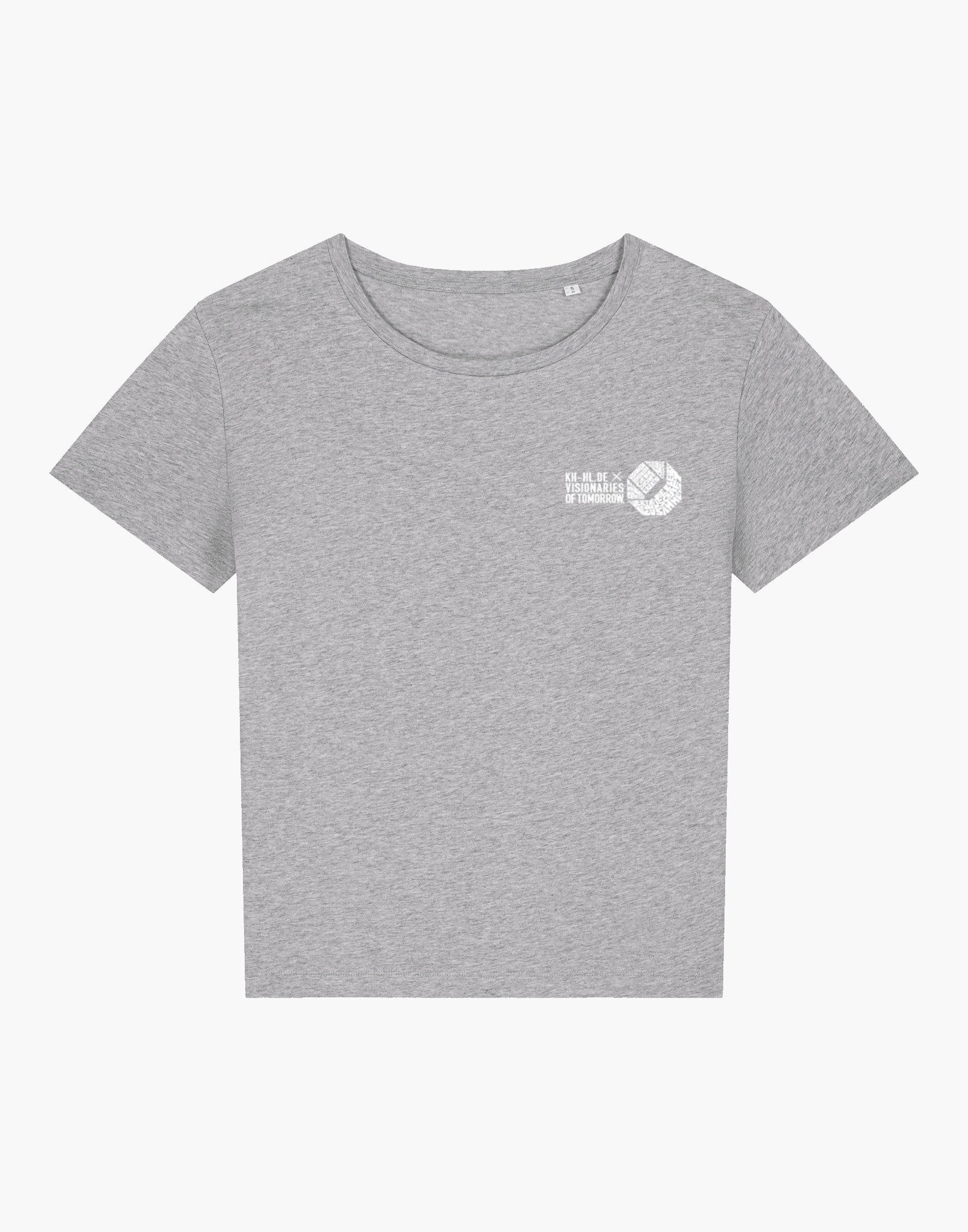 KH-HL.DE x VOT Damen rundhals Ausschnitt T-shirt „Words - Sommer“ aus reiner Bio-Baumwolle