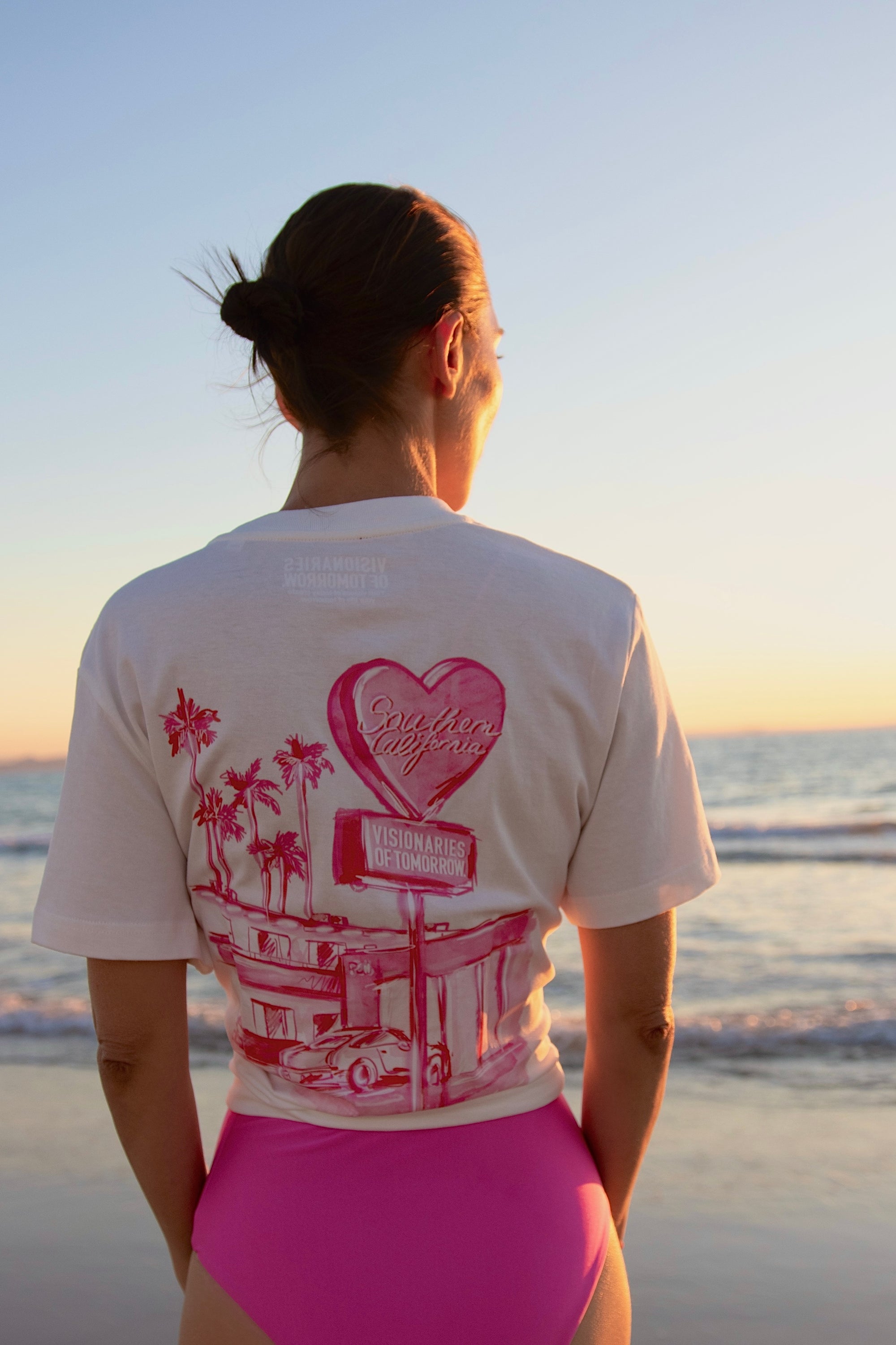 California dreaming unisex oversized T-Shirt aus reiner Bio-Baumwolle