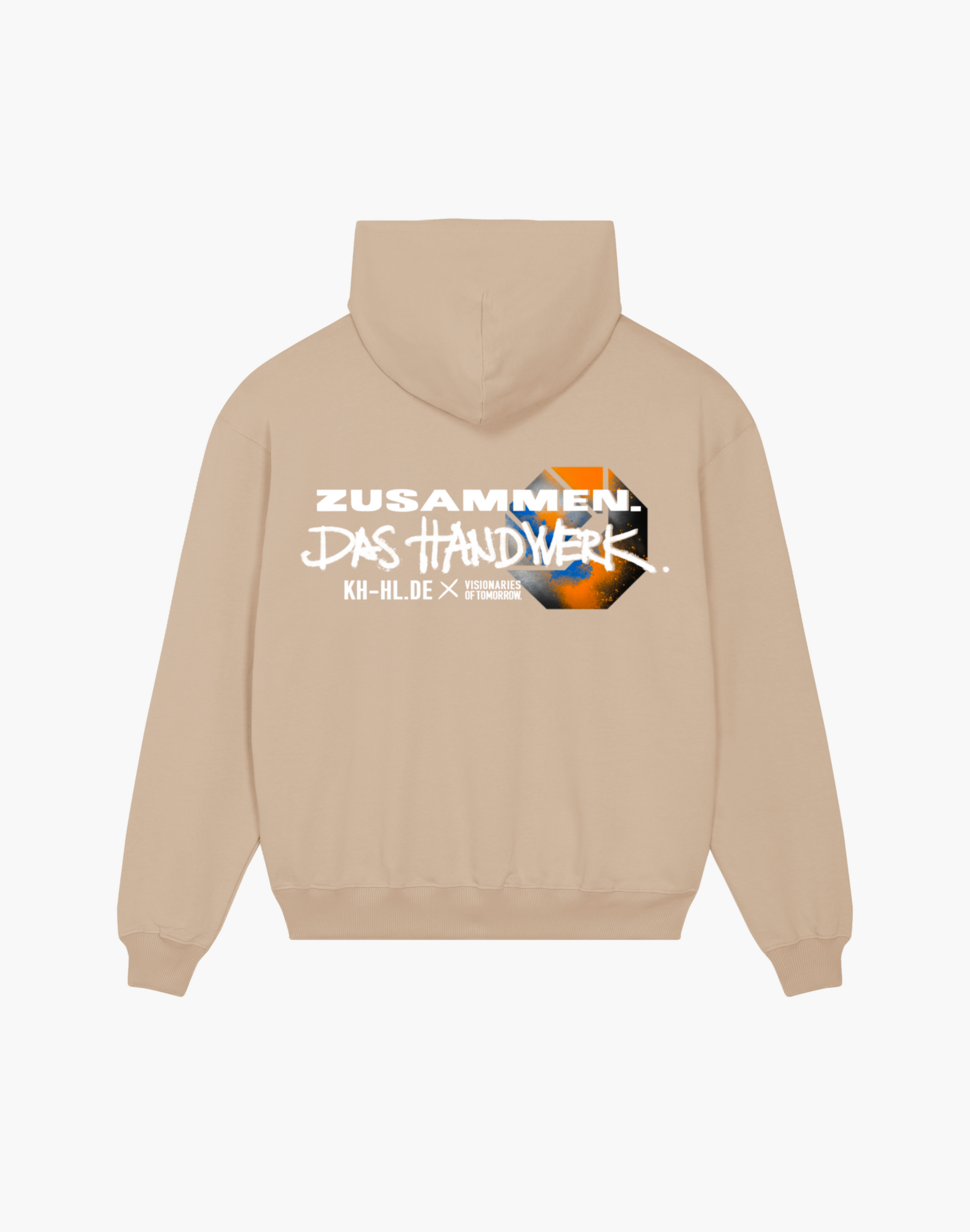 KH-HL x VOT unisex oversized Hoodie ''Zusammen'' - heavyweight