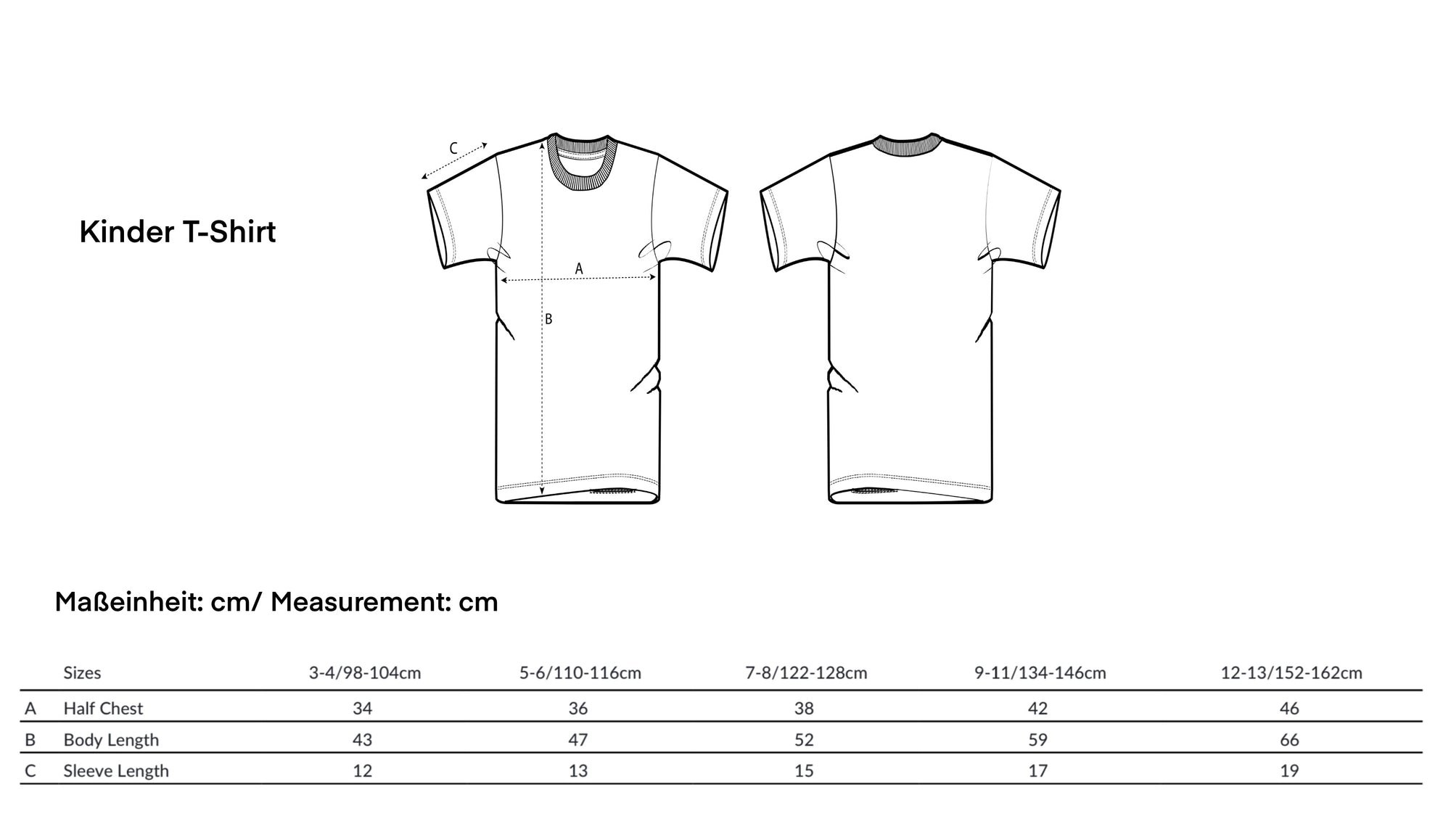 KH-HL x VOT Kinder & Baby T-shirt ''Zusammen'' aus reiner Bio-Baumwolle