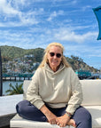 California Summer oversized unisex Hoodie aus reiner Bio-Baumwolle, heavyweight