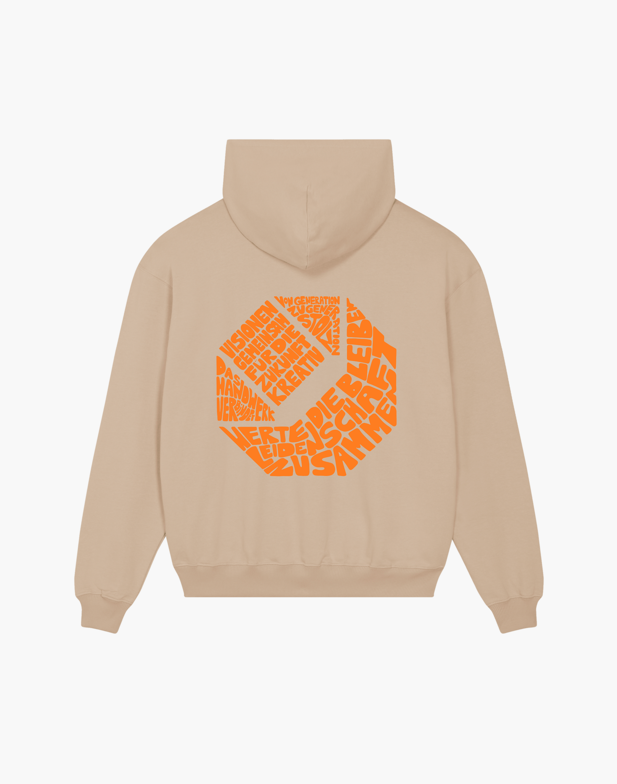 KH-HL x VOT unisex oversized Hoodie ''Words'' - heavyweight