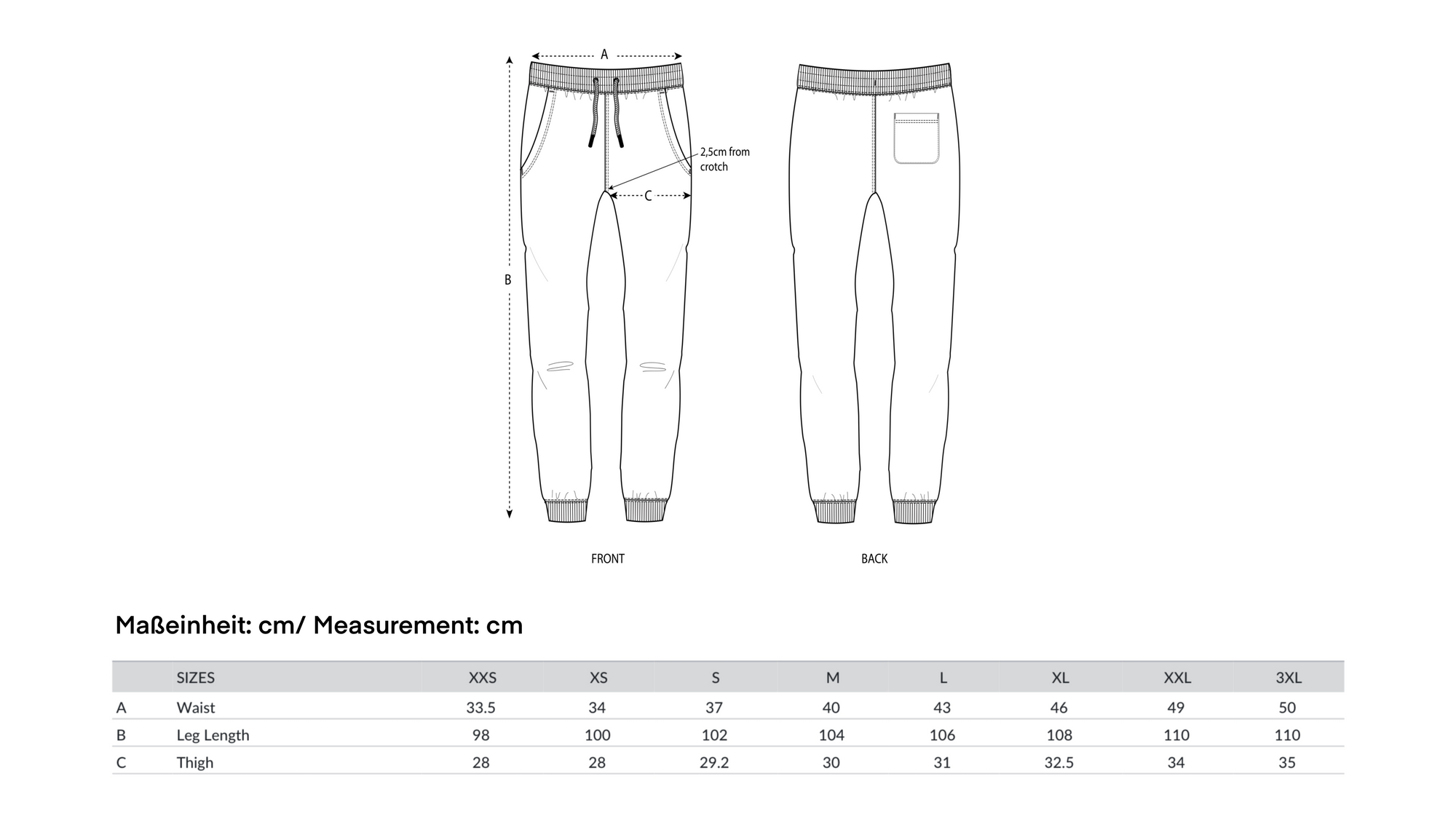 VOT Logo kuschelige unisex Jogginghose
