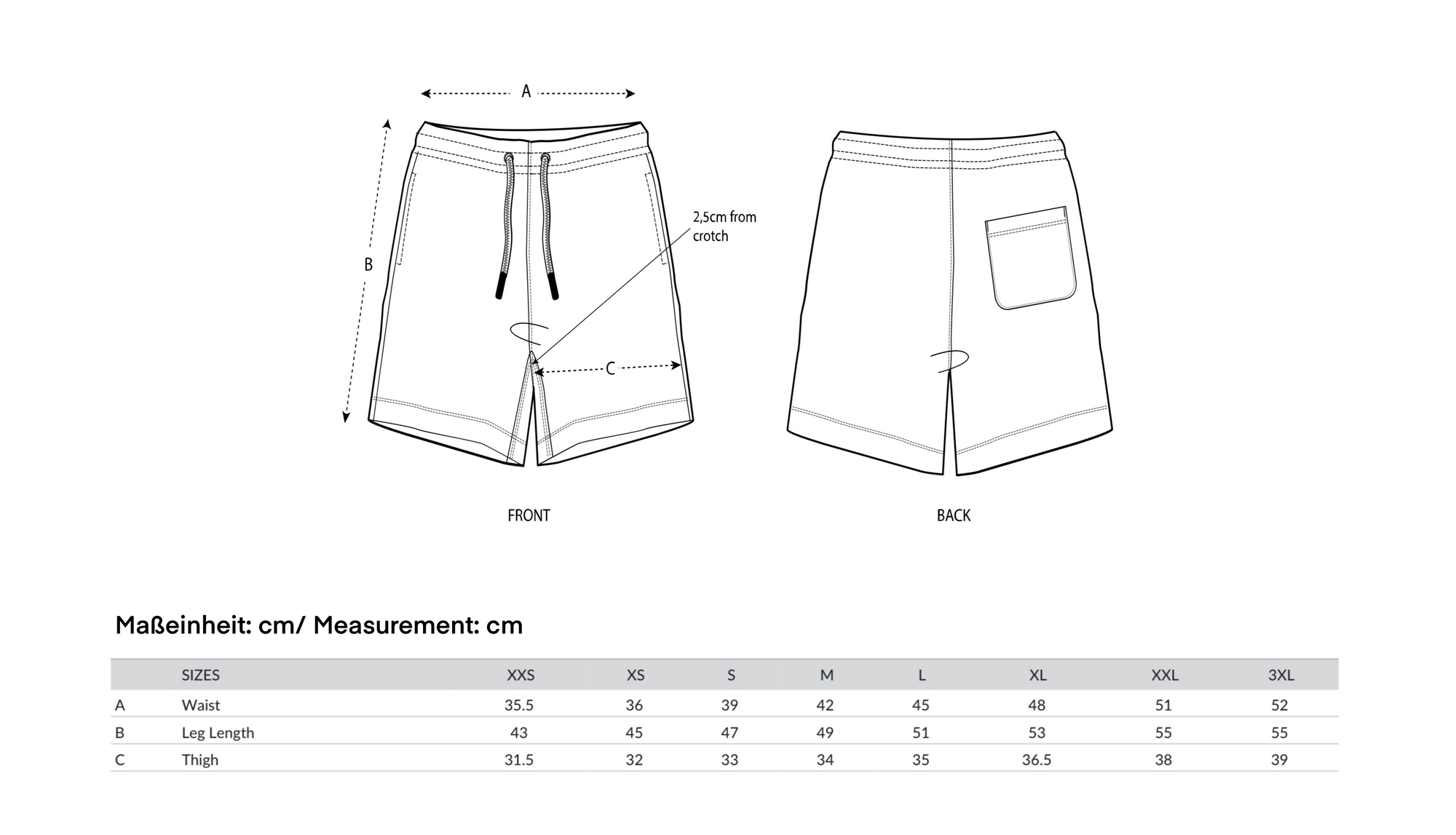 VOT Logo Unisex Jogger-Shorts