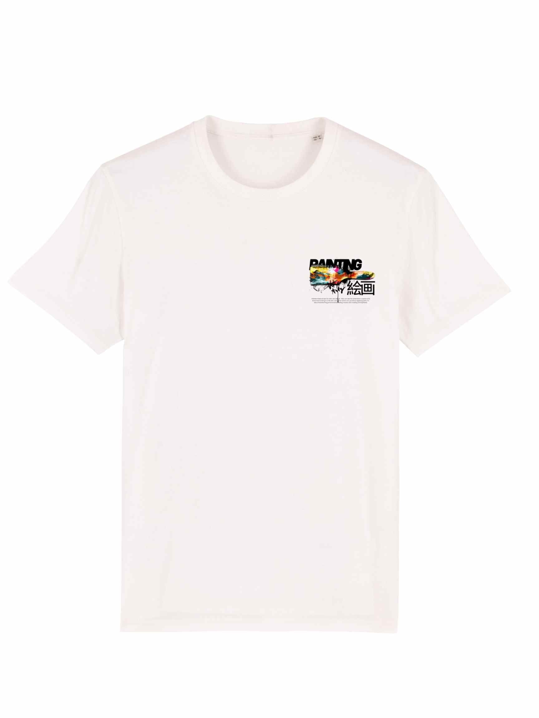 Malermeister Andy x Visionaries of Tomorrow relaxed fit unisex T-Shirt „Brush“ aus reiner Bio-Baumwolle