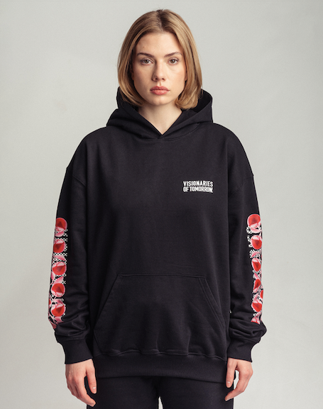 Oversized Hoodie Cherry