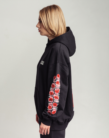 Oversized Hoodie Cherry