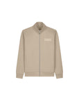 Unisex-Zip mit hohem Kragen, Desert Dust mit Logo Bestickung