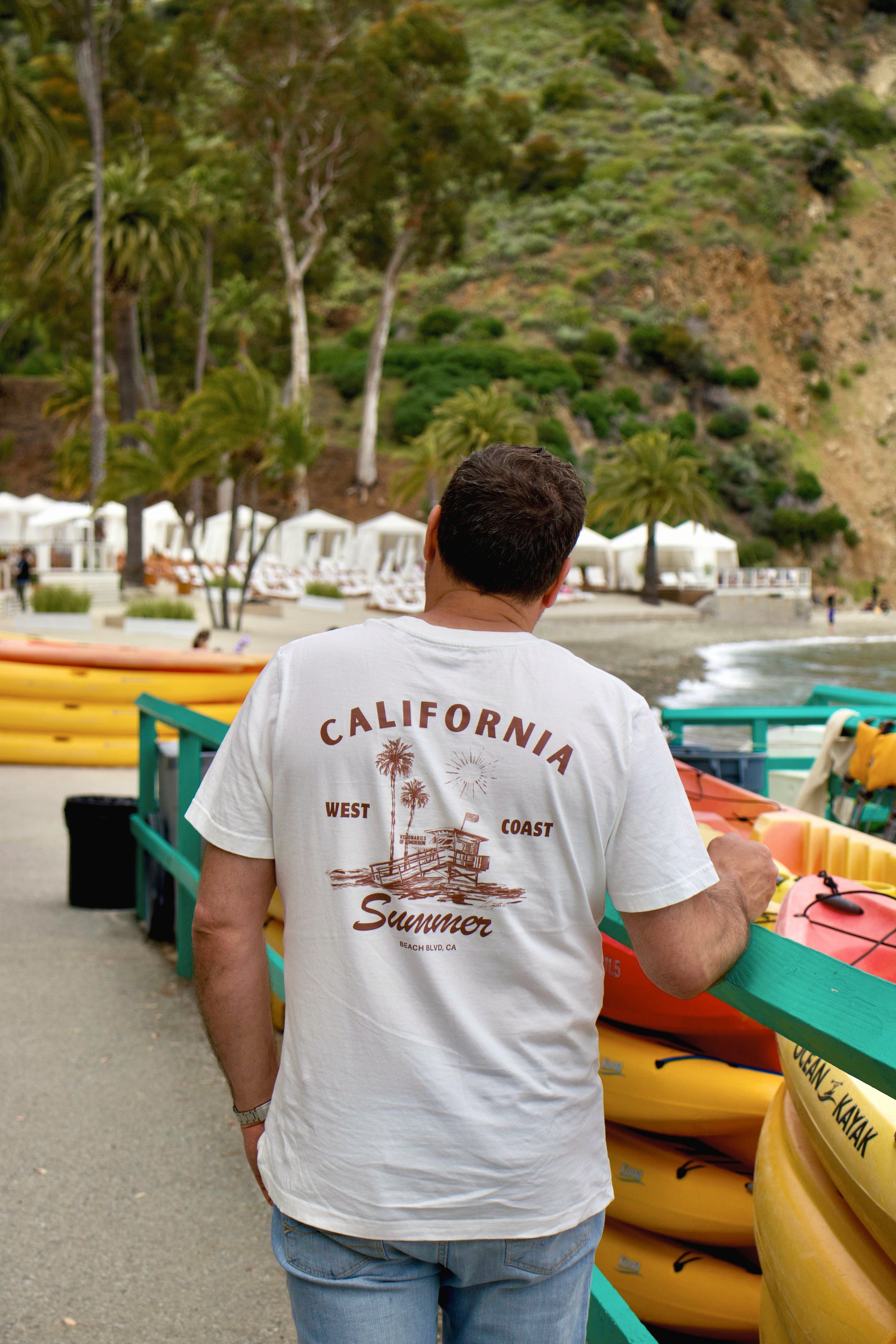 California Summer unisex oversized T-Shirt aus reiner Bio-Baumwolle