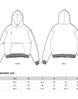 KH-HL x VOT unisex oversized hoodie ''Words''