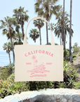 California Summer robuste Shopping Bag aus Bio-Baumwolle